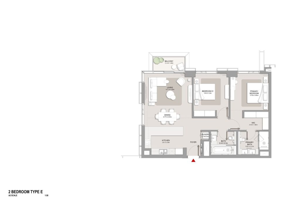 2-Bedroom-City-Walk-Crest-Line-TypeE