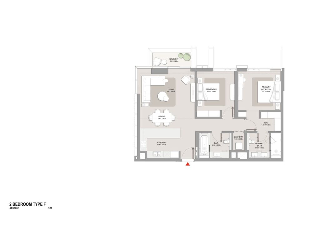 2-Bedroom-City-Walk-Crest-Line-TypeF