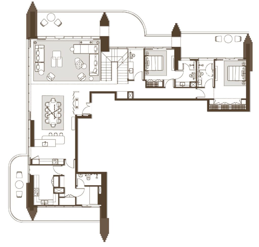 Atelis at D3 Penthouse Lower Floor