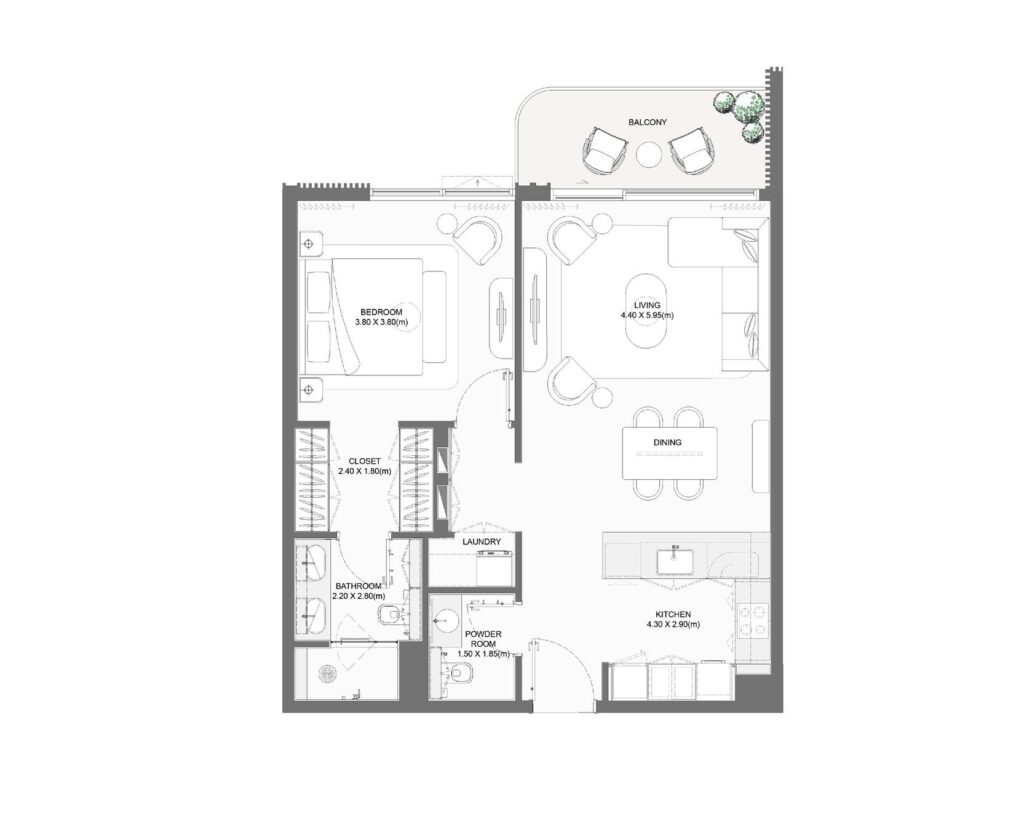 Bay Grove Phase 1 - 1 Bedroom (1)