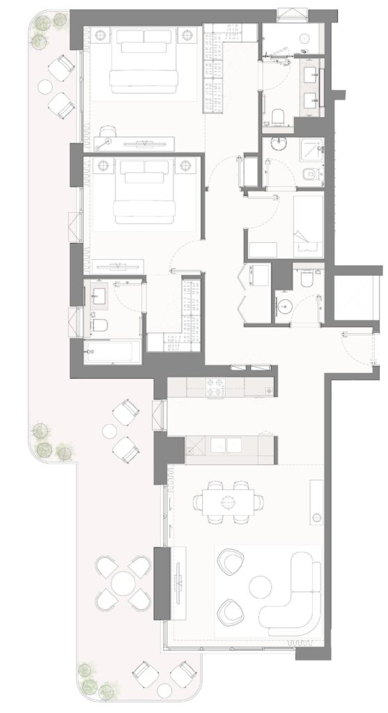 Bay Grove Residences 2 bedroom + maid (7)