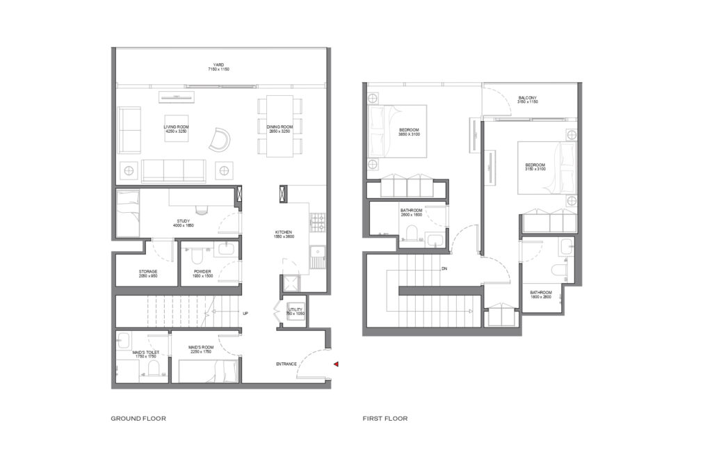 Beach Residences 2 Bedrooms Duplex