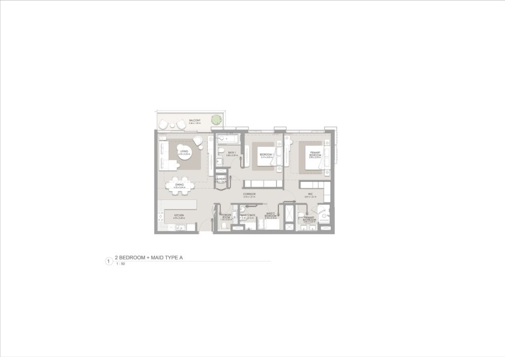 City Walk Crestlane 4 - 2 Bedroom + Maid