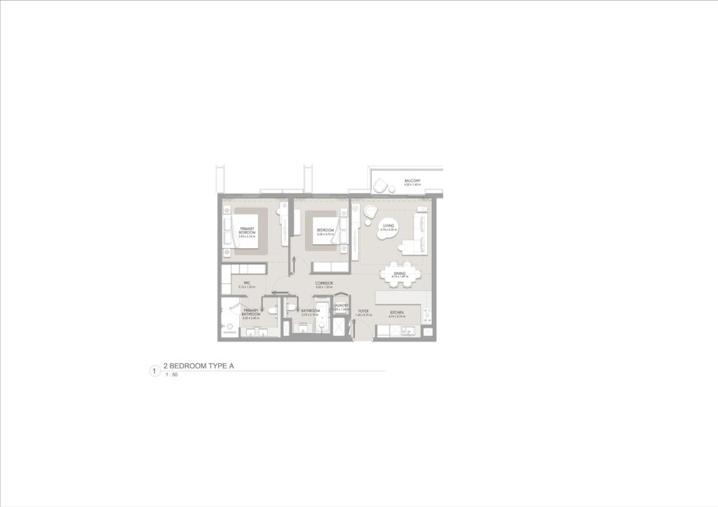 City Walk Crestlane 4 - 2 Bedroom Type A