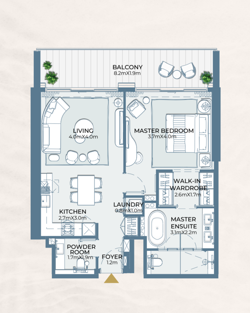Fairmont Residence 1 Bedroom 2