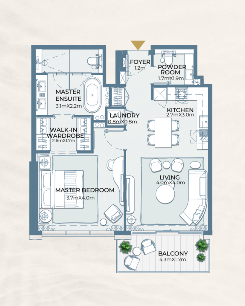 Fairmont Residence 1 Bedroom 4