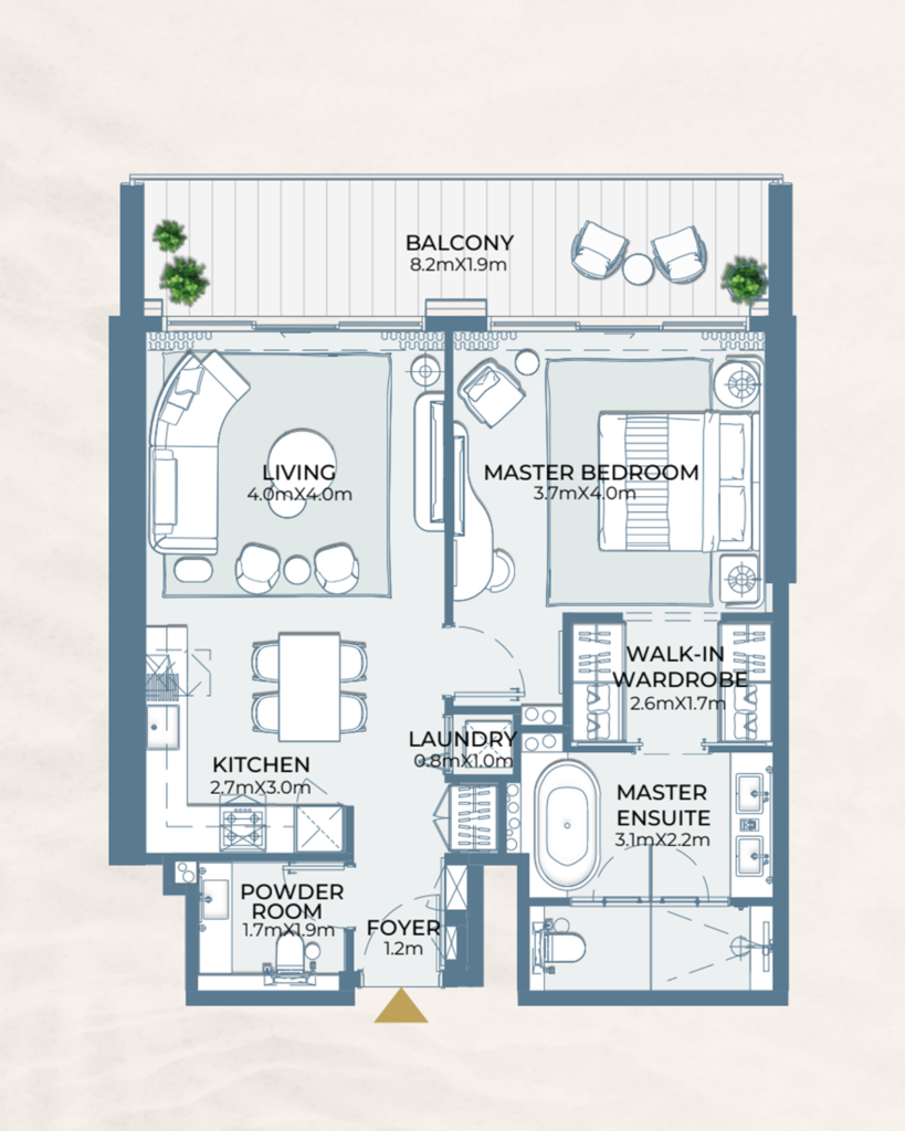 Fairmont Residence 1 Bedroom1