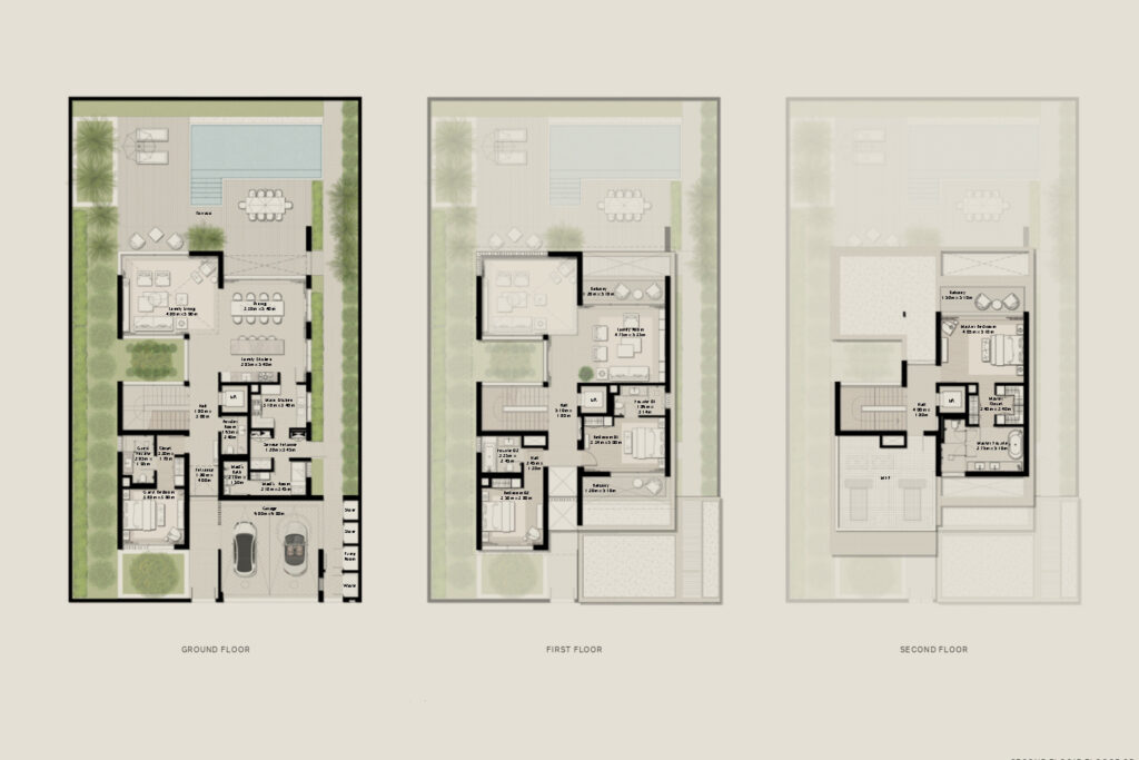 Nad Al Sheba Gardens Phase 11 Floor Plans_4bedroomvillaM