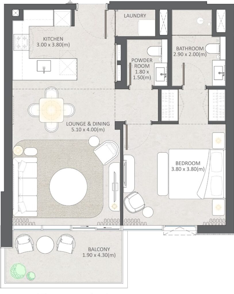 Naya at District One 1 Bedroom (2)