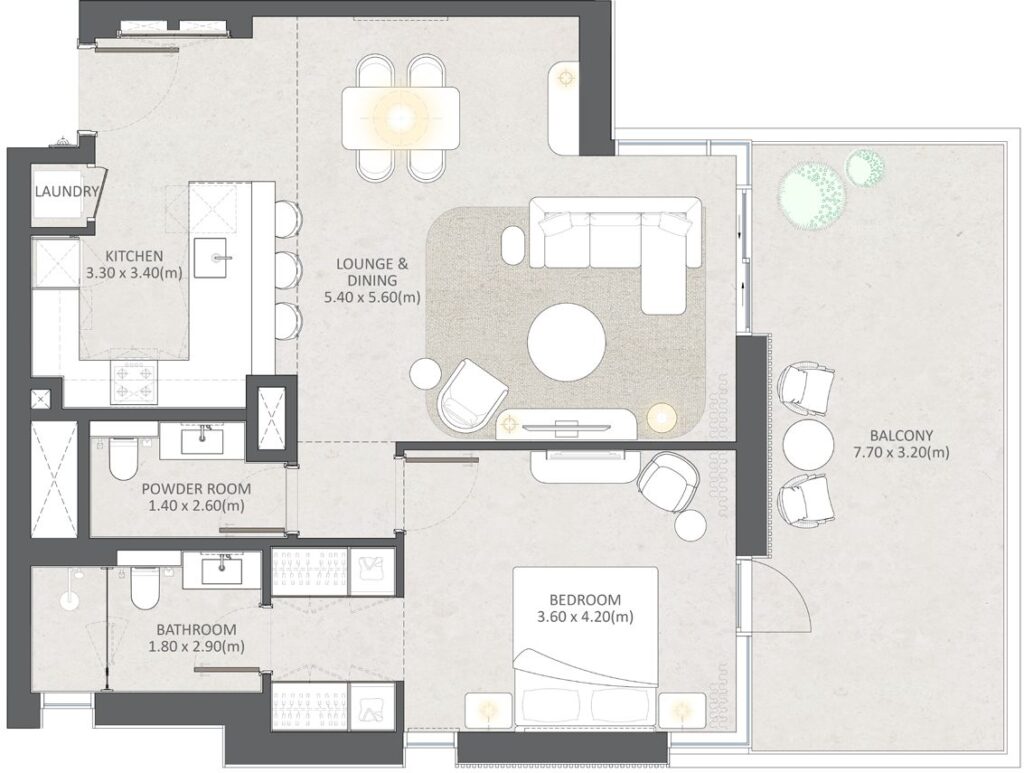 Naya at District One 1 Bedroom (4)