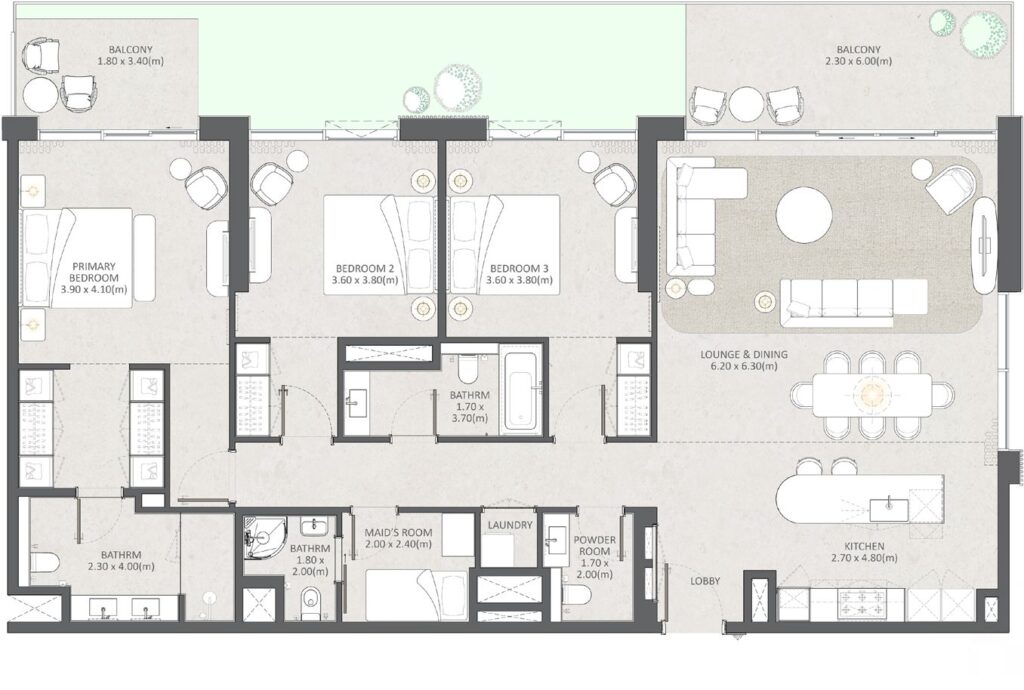 Naya at District One 3 Bedrooms (4)