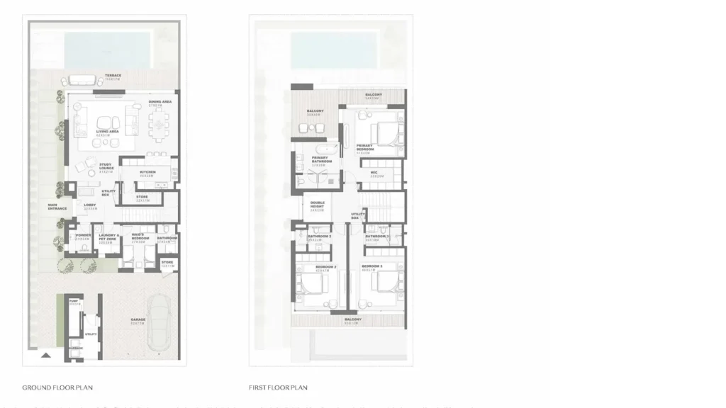 Semi Detached Villas Floorplan