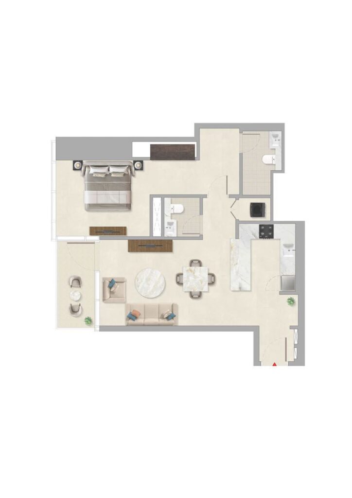 Sobha Skypark 1 Bedroom (2)
