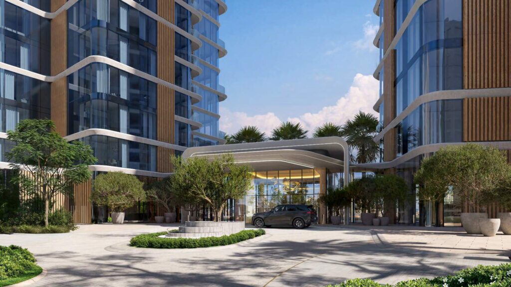 2 Bedroom Properties for Sale in Dubai Design District: Landscaped arrival plaza at The Edit at d3, Dubai Design District