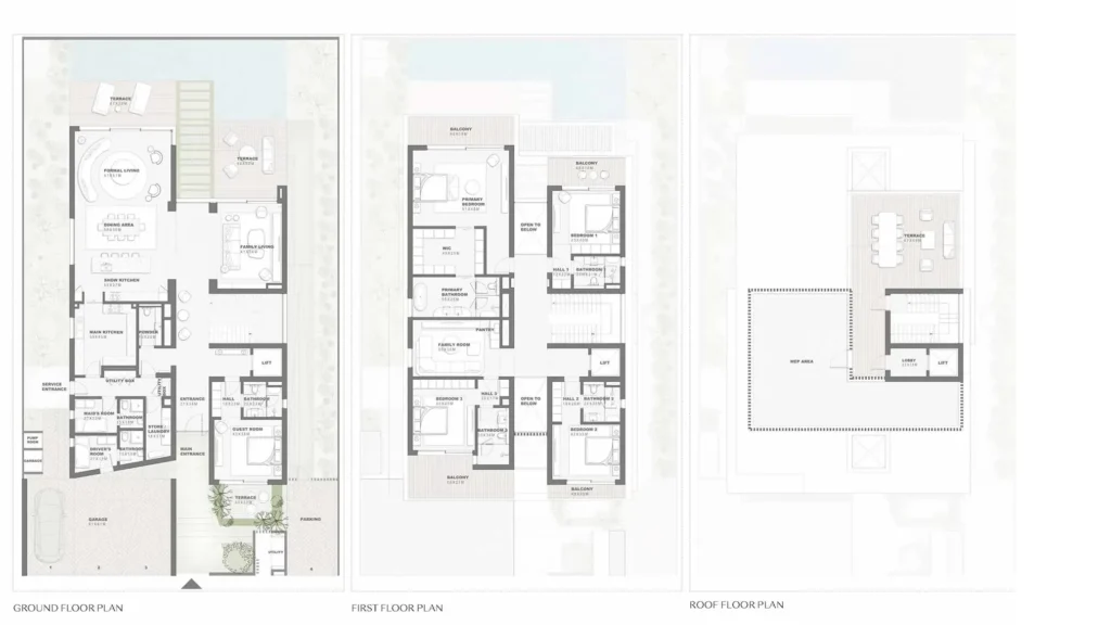 Waterfrontvillas Floorplan