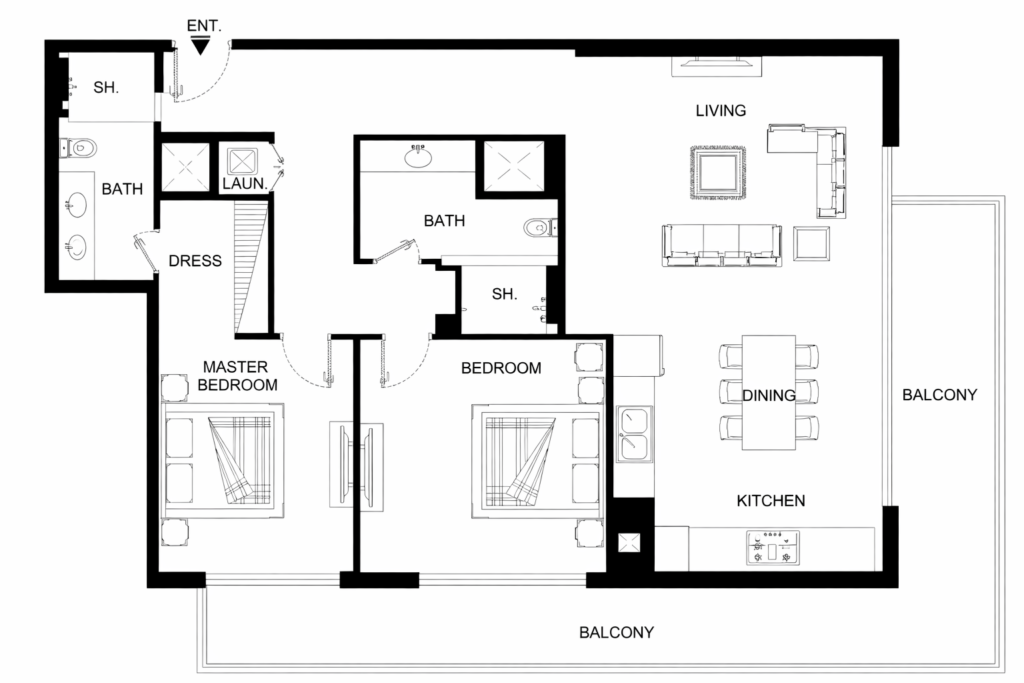 2 bedroom