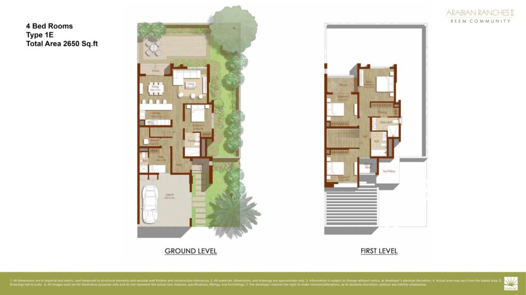 Arabian Ranches - Townhouse Floorplan (1)