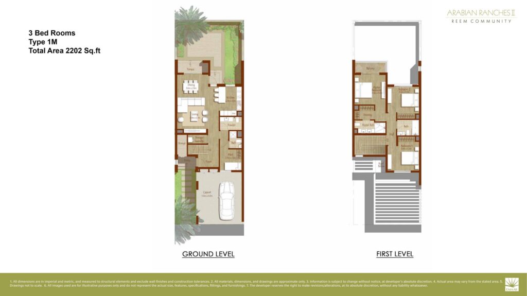 Arabian Ranches - Townhouse Floorplan (3)