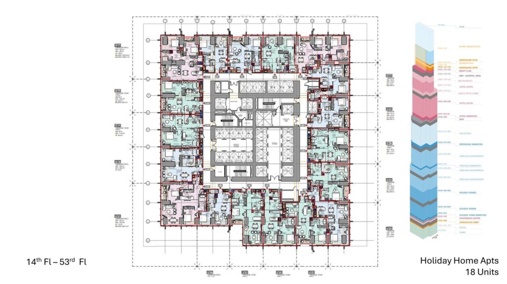 Burj Azizi - Tower Floor Plate
