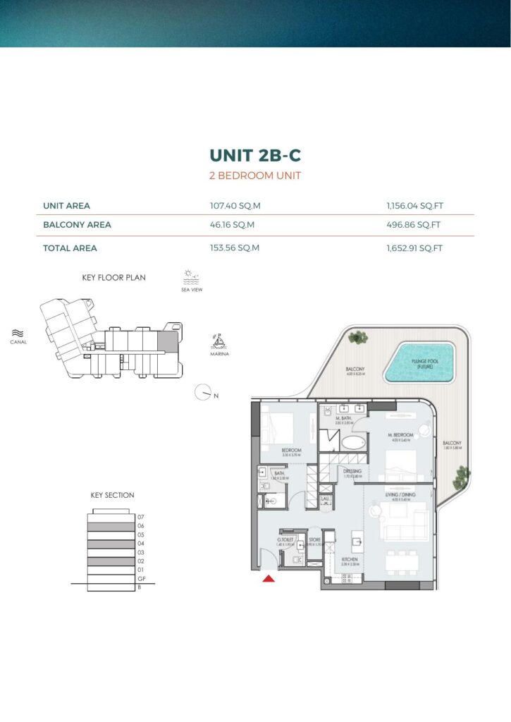 DO Hotels and Residences - Floorplans - 2 Bedroom Unit 2B-C