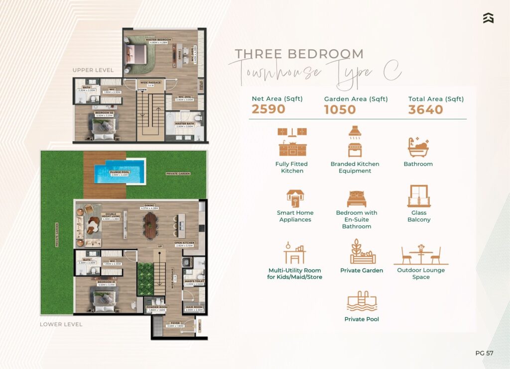 Firoza - Floorplans - 3 Bedroom Townhouse Type C