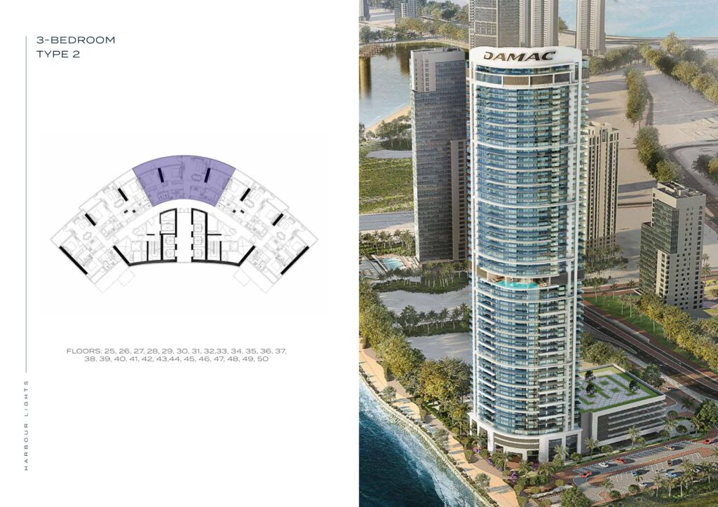 Harbour Lights - Floorplans - 3 Bedroom
