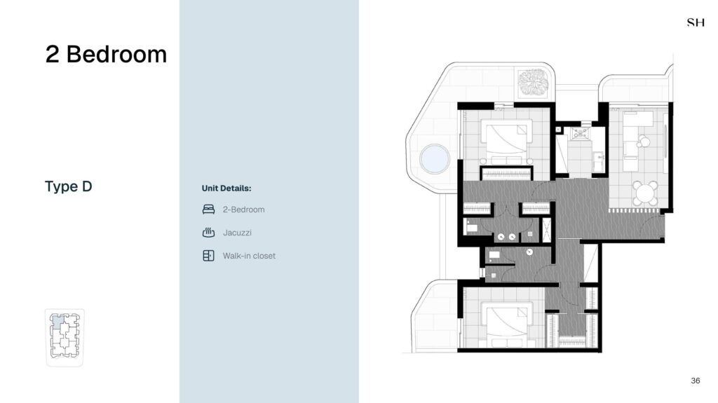 Marea Residences - 2 Bedroom Floorplan (3)
