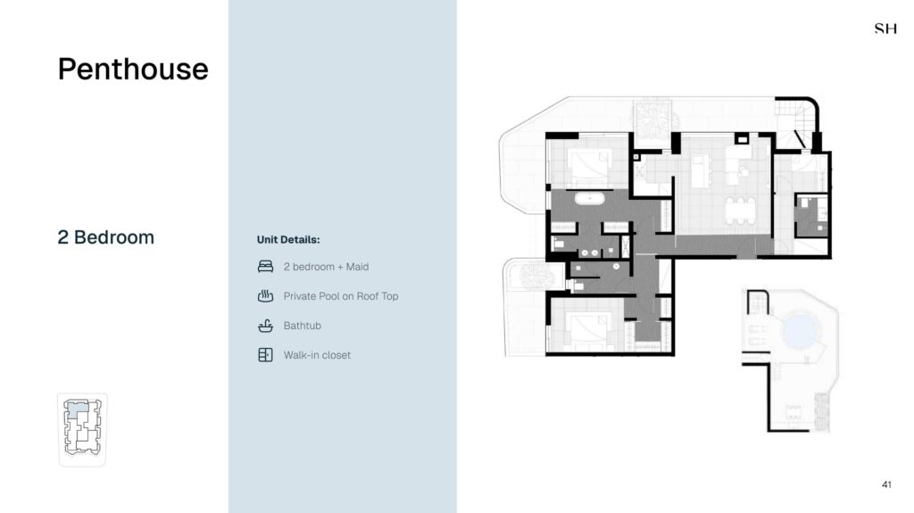 Marea Residences - Penthouse Floorplan (2)