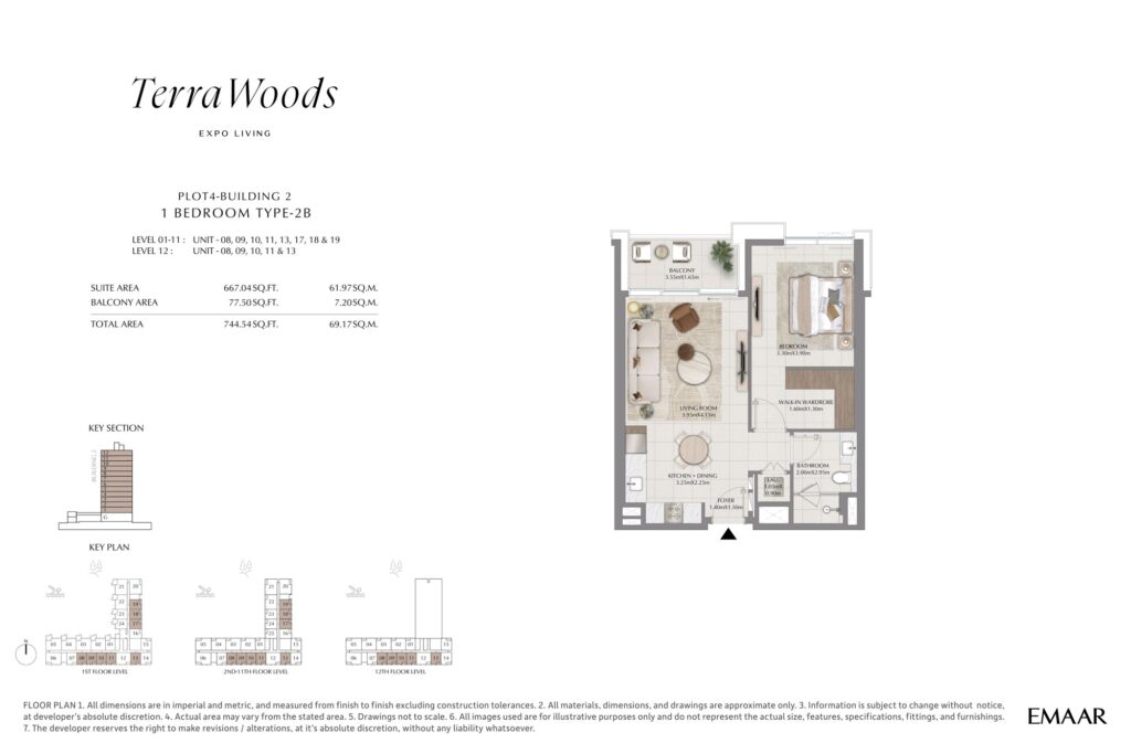 Terra Woods - 1 Bedroom Floorplan (2)