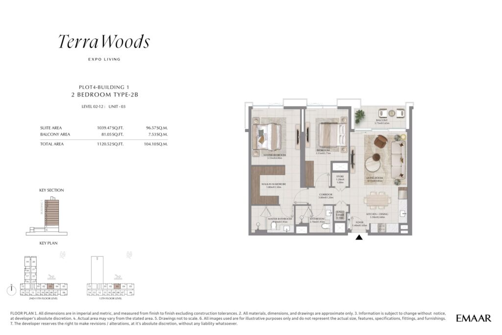 Terra Woods - 2 Bedroom Floorplan (1)