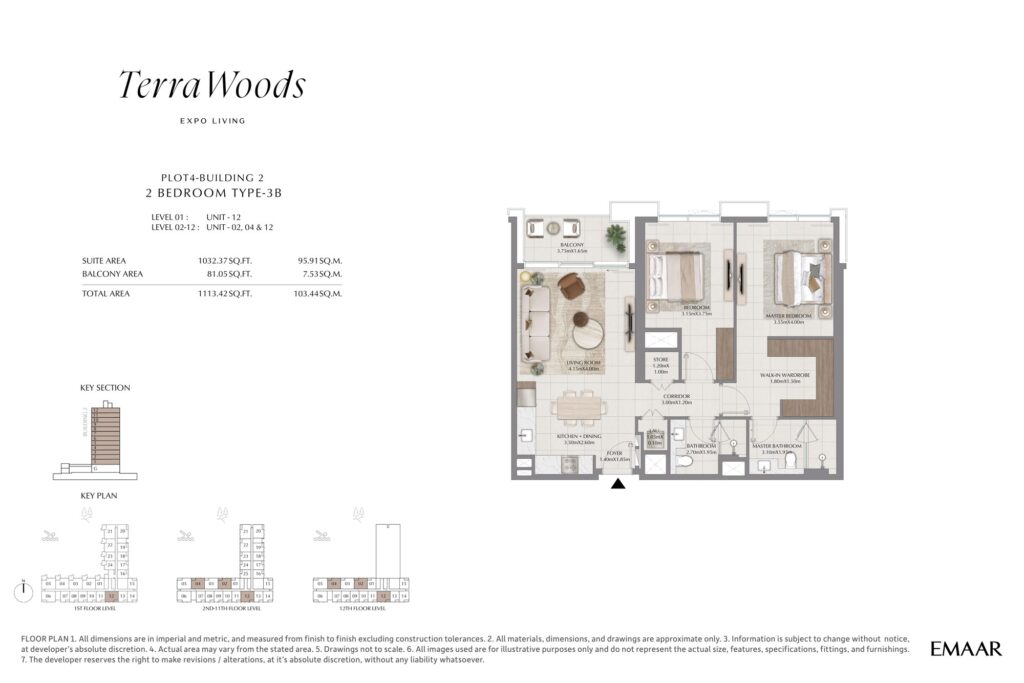 Terra Woods - 2 Bedroom Floorplan (2)