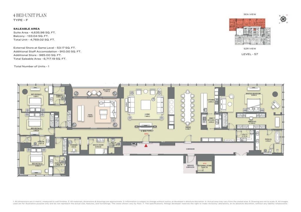 The S Tower - Floorplan (4)