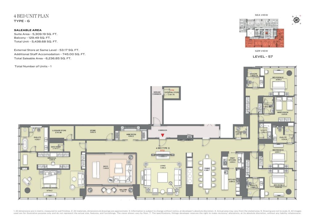 The S Tower - Floorplan (5)