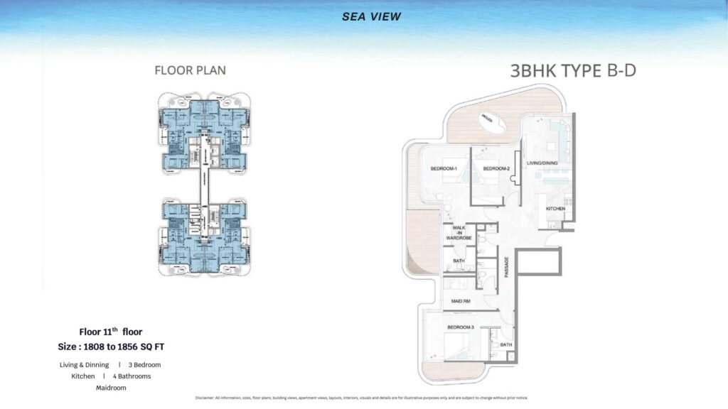 Treppan Serenique Residences - 3 Bedroom Floorplan (2)