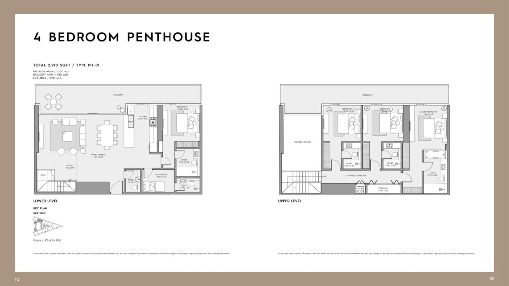 Mar Casa - Floorplans - Penthouse Type PH-01