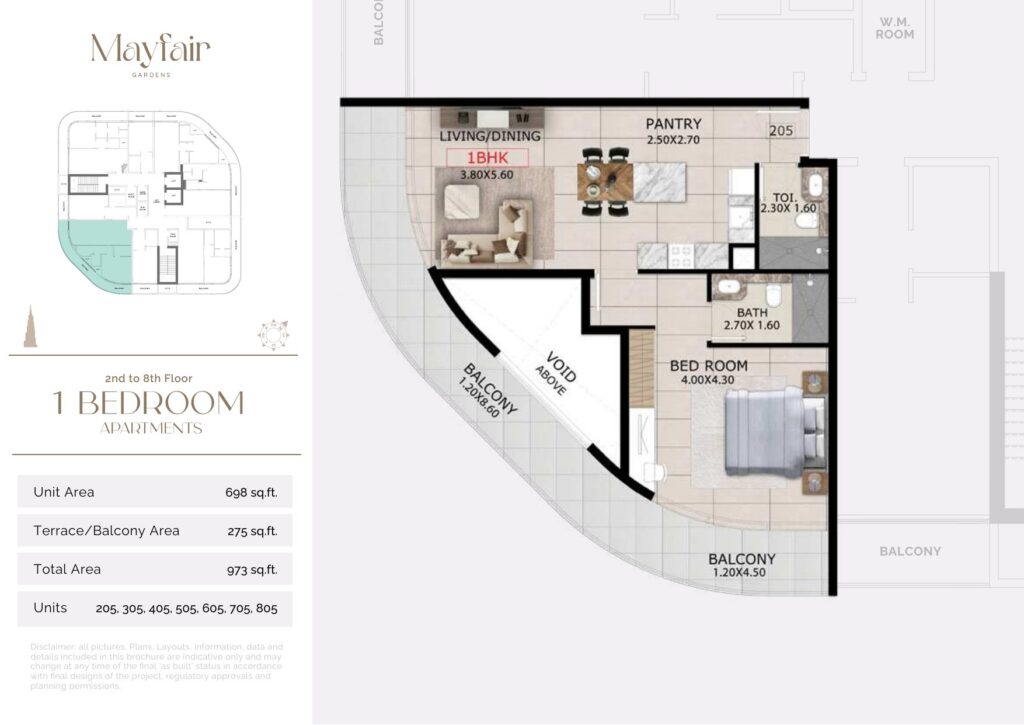 Mayfair Gardens - Floorplans - 1 Bedroom (7)