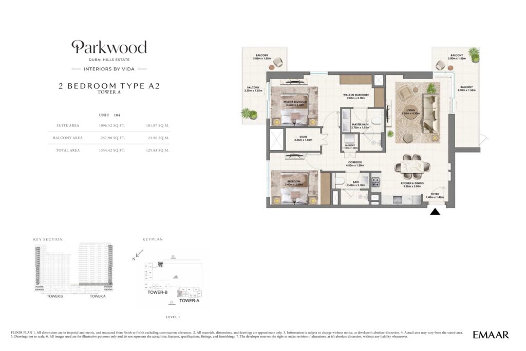 Parkwood - Floorplans - 2 Bedroom TypeA2