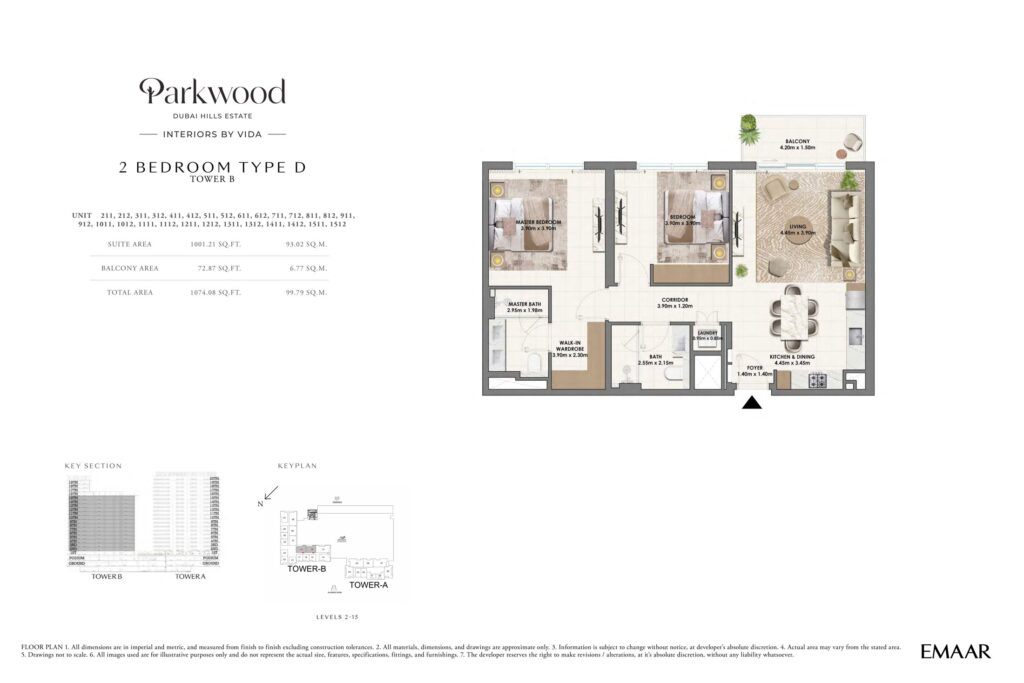 Parkwood - Floorplans - 2 Bedroom TypeD-211