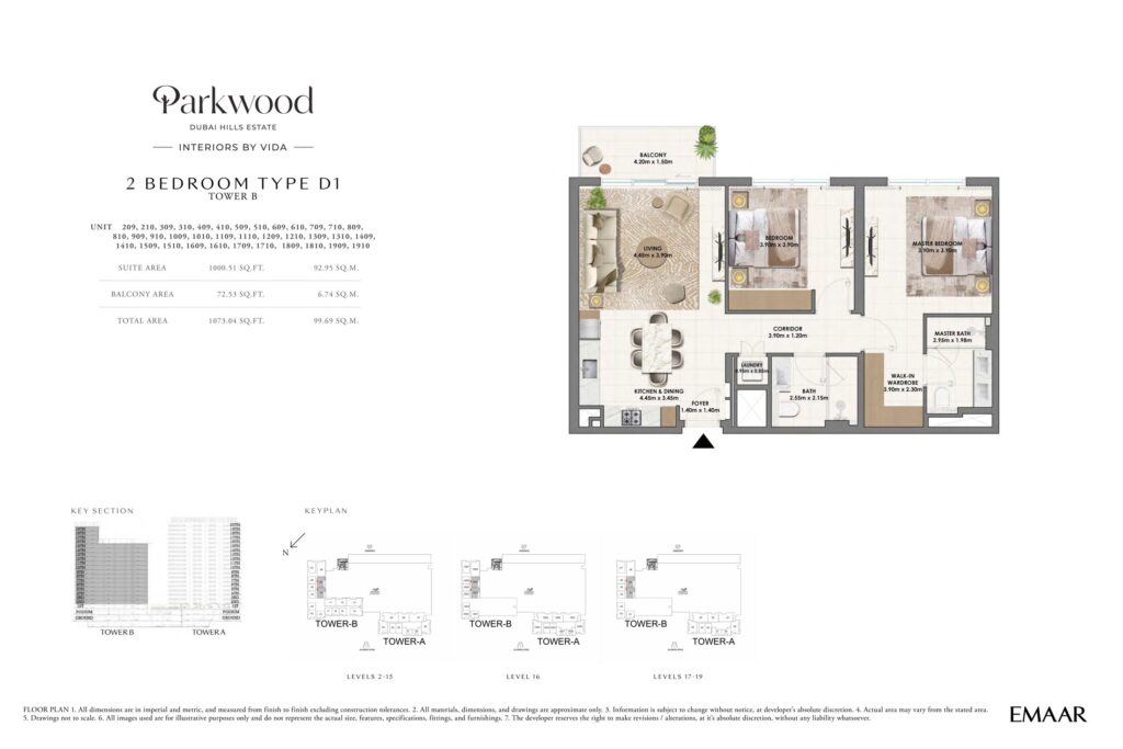 Parkwood - Floorplans - 2 Bedroom TypeD1
