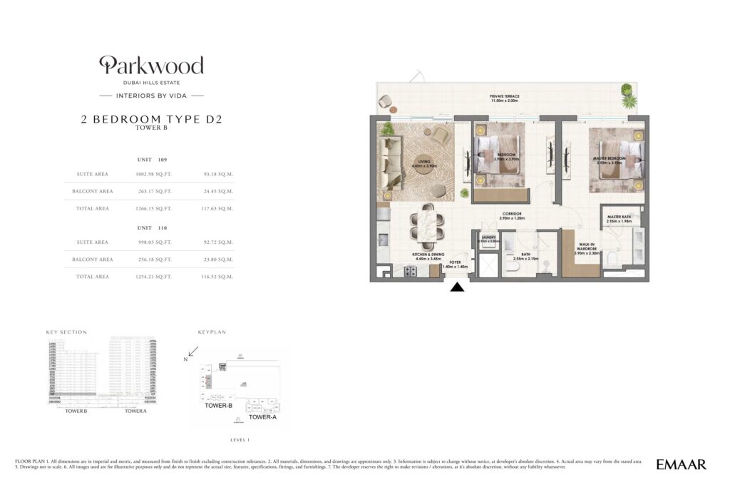 Parkwood - Floorplans - 2 Bedroom TypeD2