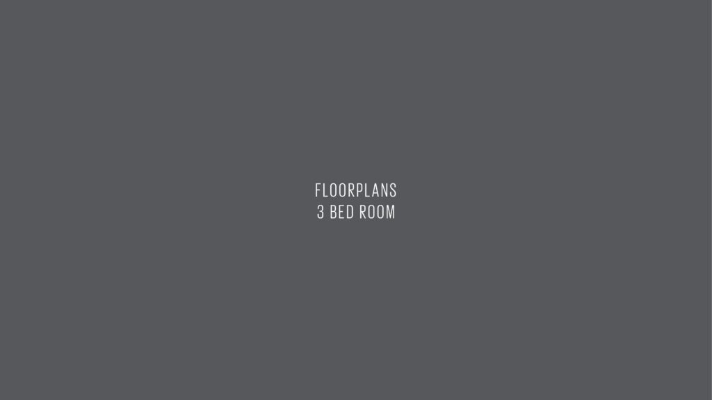 Vida Dubai Marina - Floorplans - 3 Bedroom