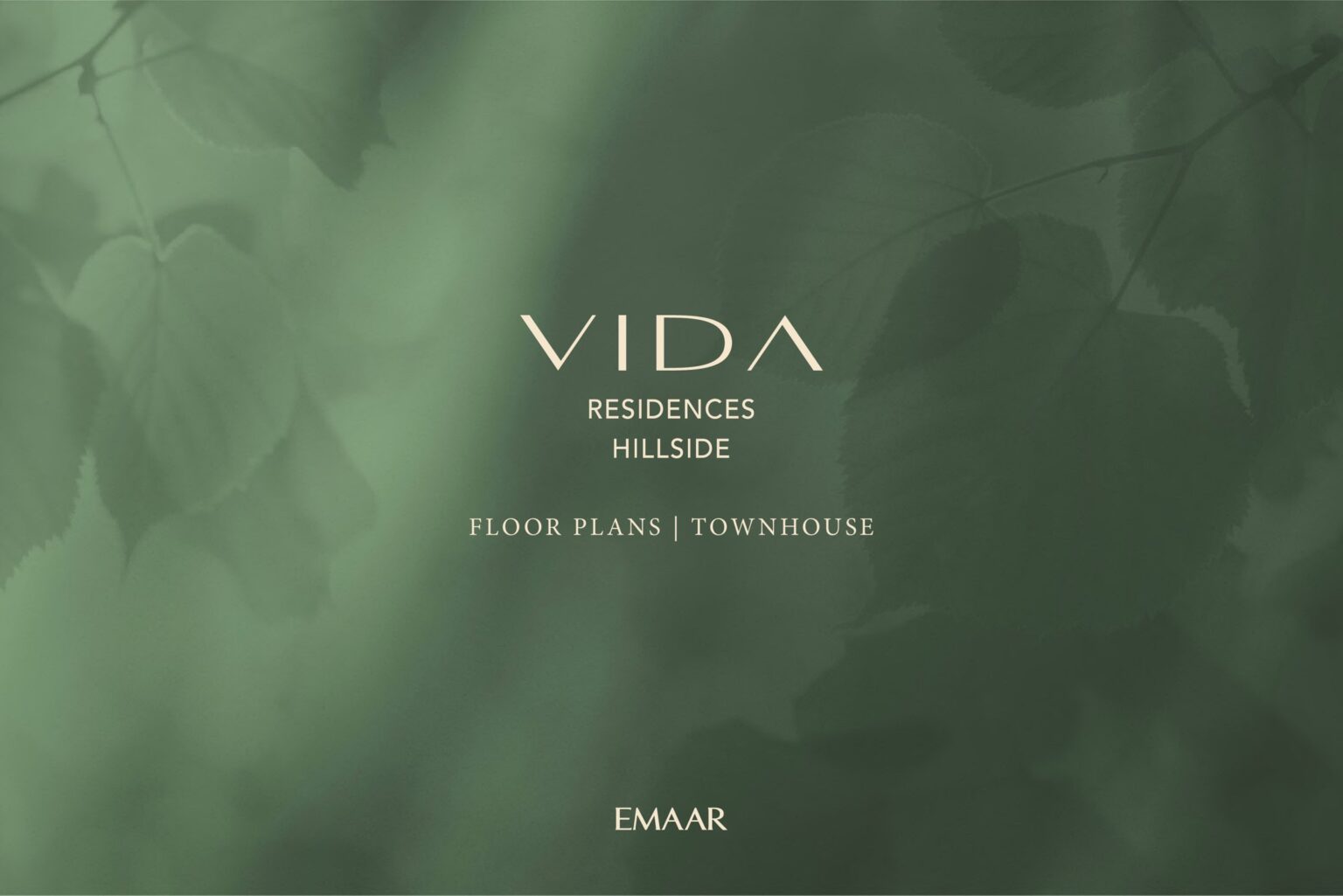 Vida Residences Hillside 3 bedroom townhouse layout 3 floor plan, Dubai Hills Estate