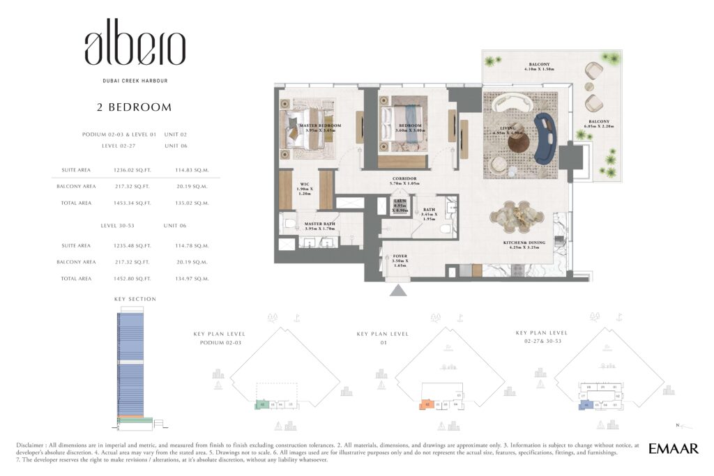 Albero - Floorplan - 2 Bedroom