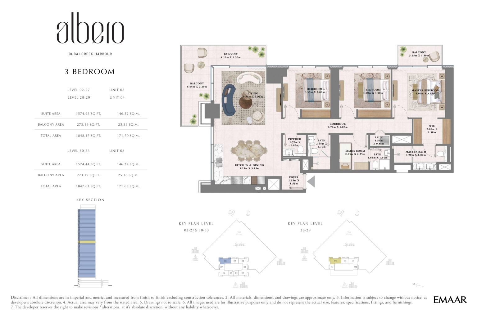 Albero - Floorplan - 3 Bedroom