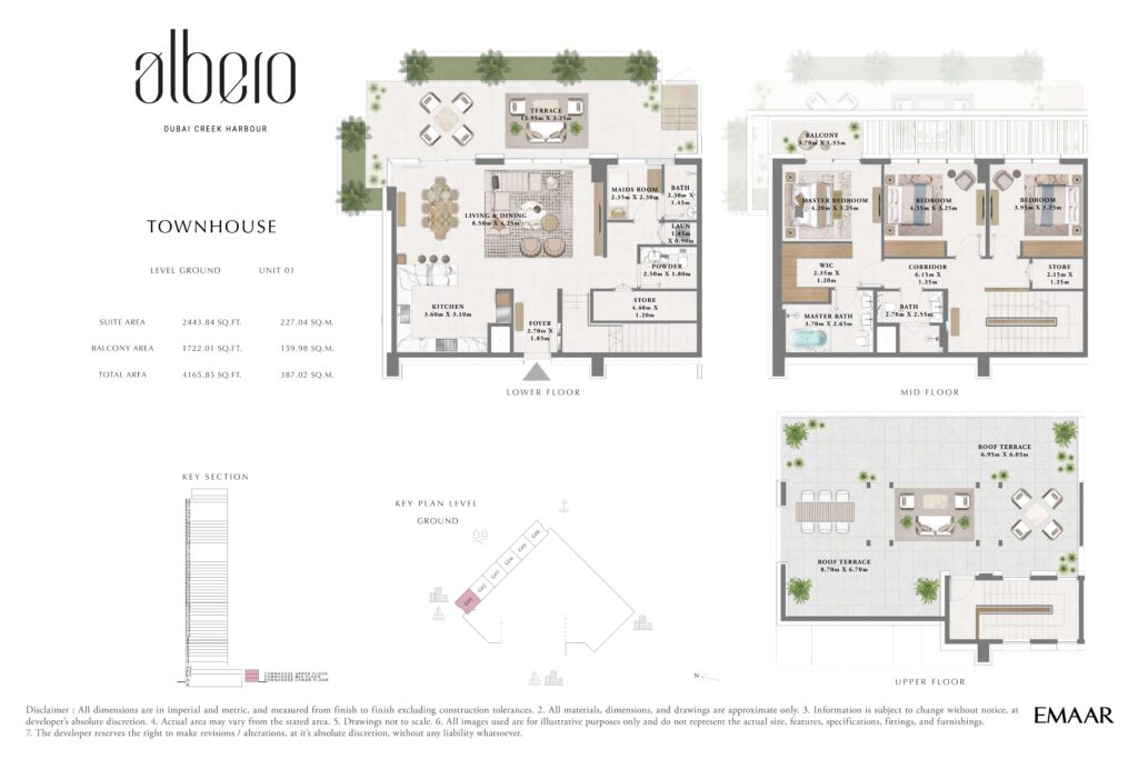 Albero - Floorplan - 3 Bedroom Townhouse (1)