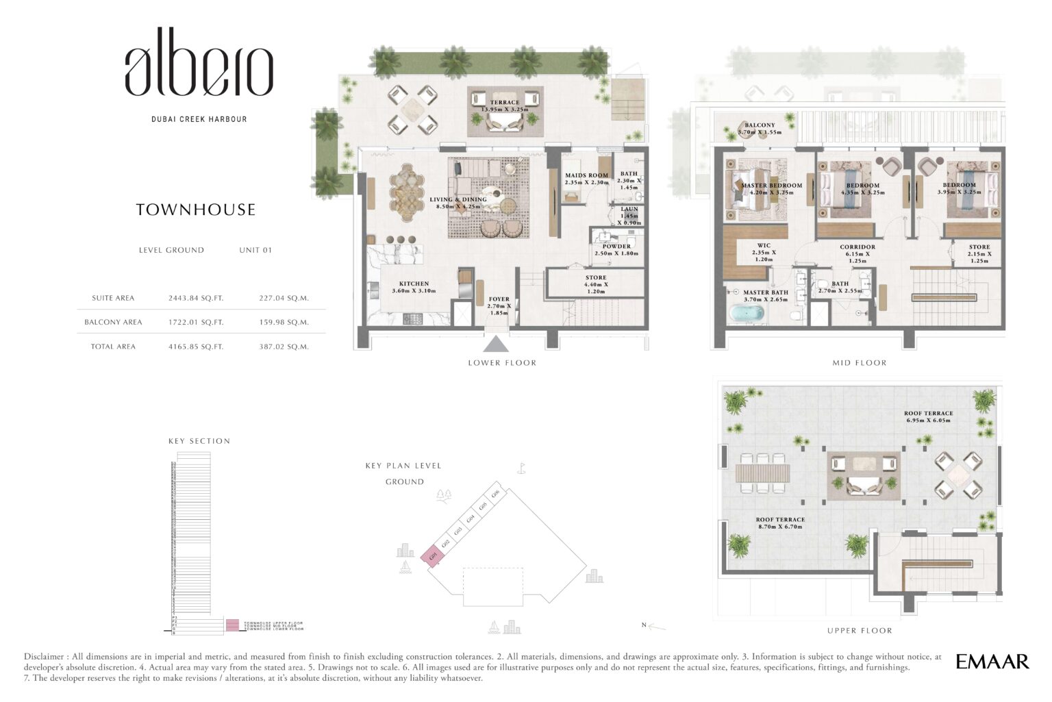 Albero - Floorplan - 3 Bedroom Townhouse (1)