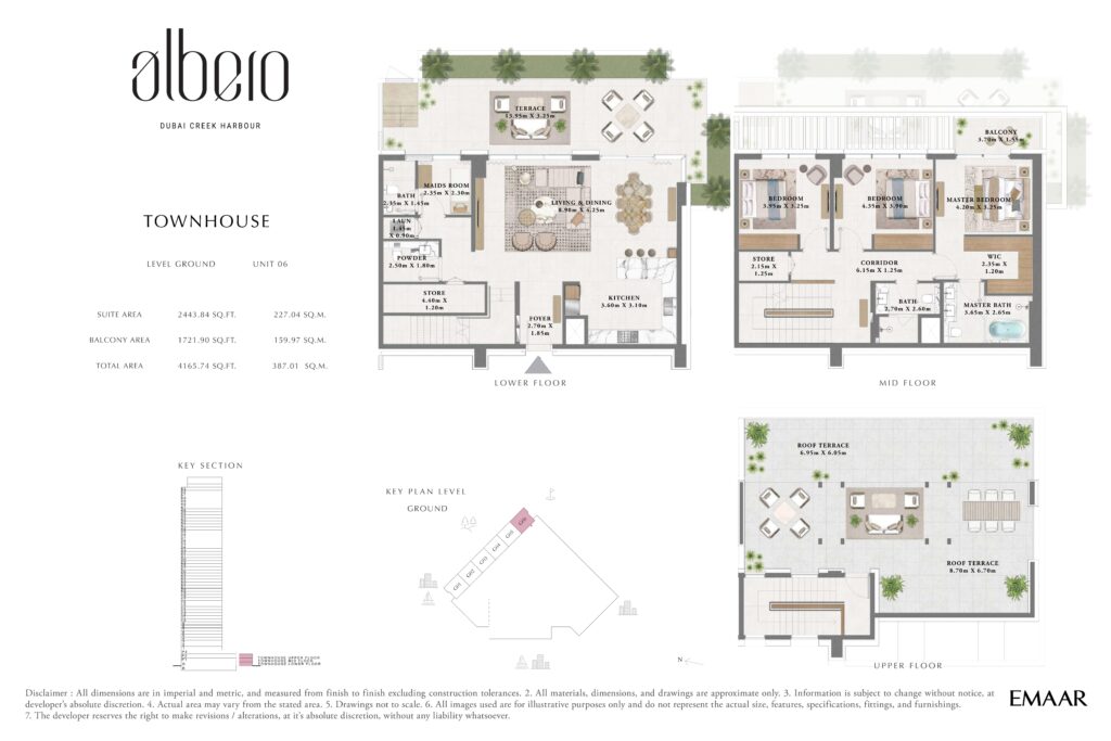 Albero - Floorplan - 3 Bedroom Townhouse (2)