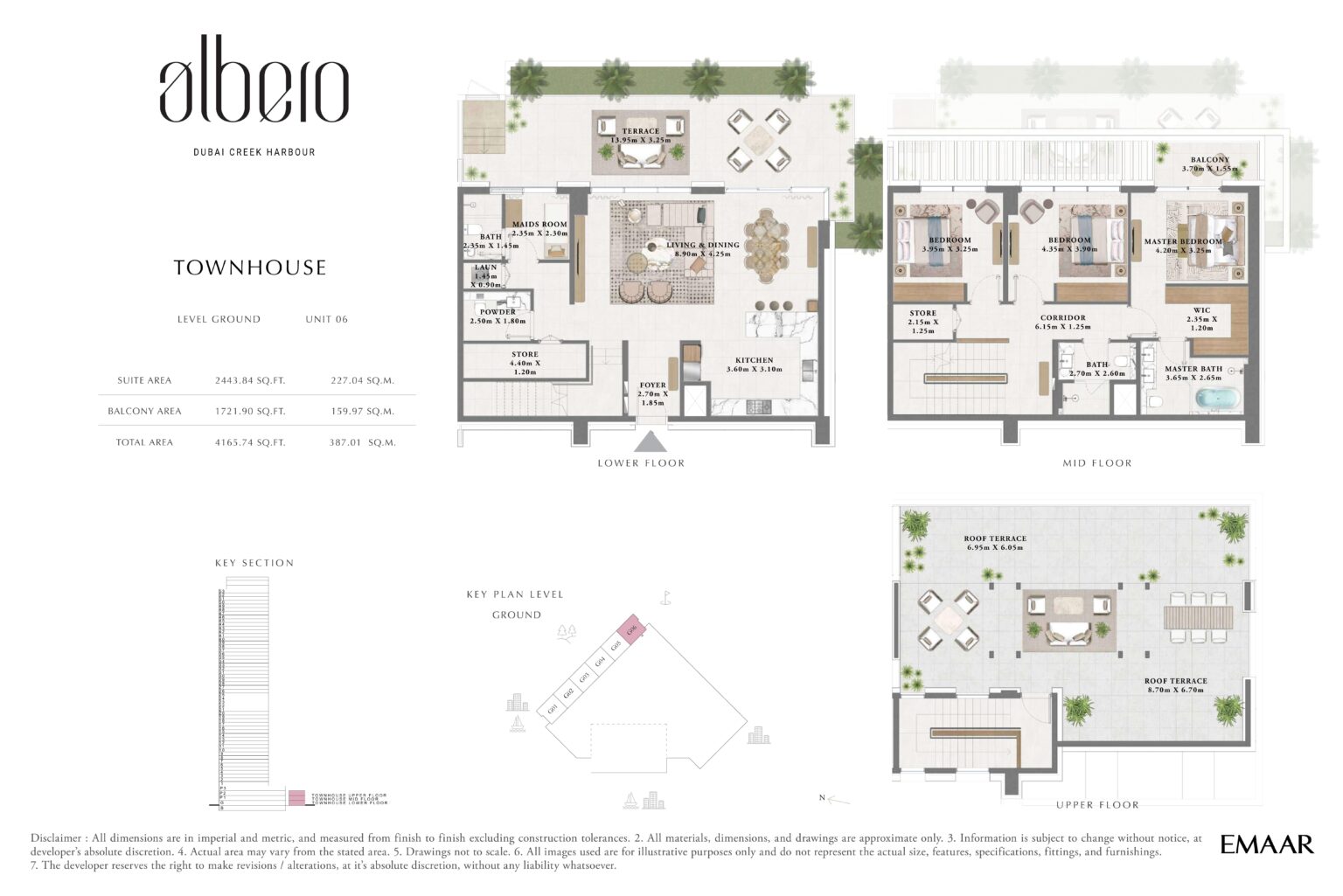 Albero - Floorplan - 3 Bedroom Townhouse (2)