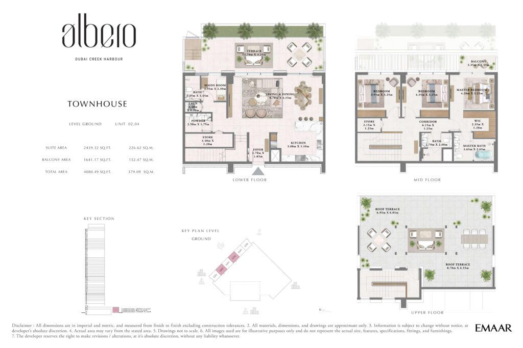 Albero - Floorplan - 3 Bedroom Townhouse (3)