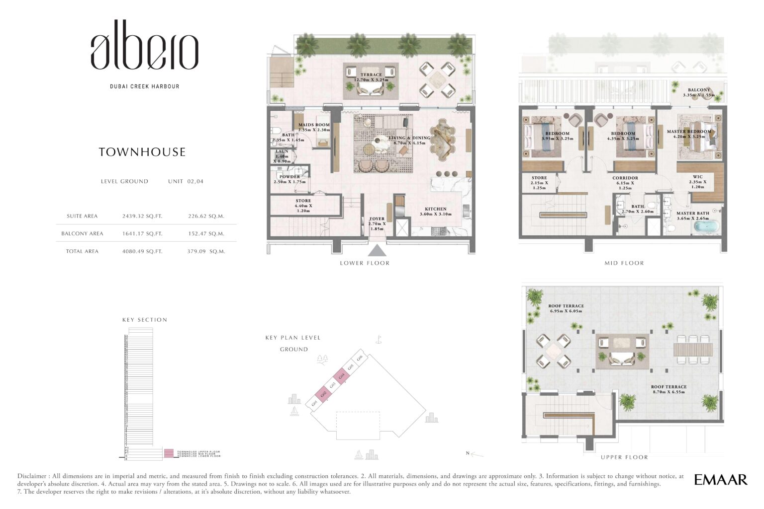 Albero - Floorplan - 3 Bedroom Townhouse (3)
